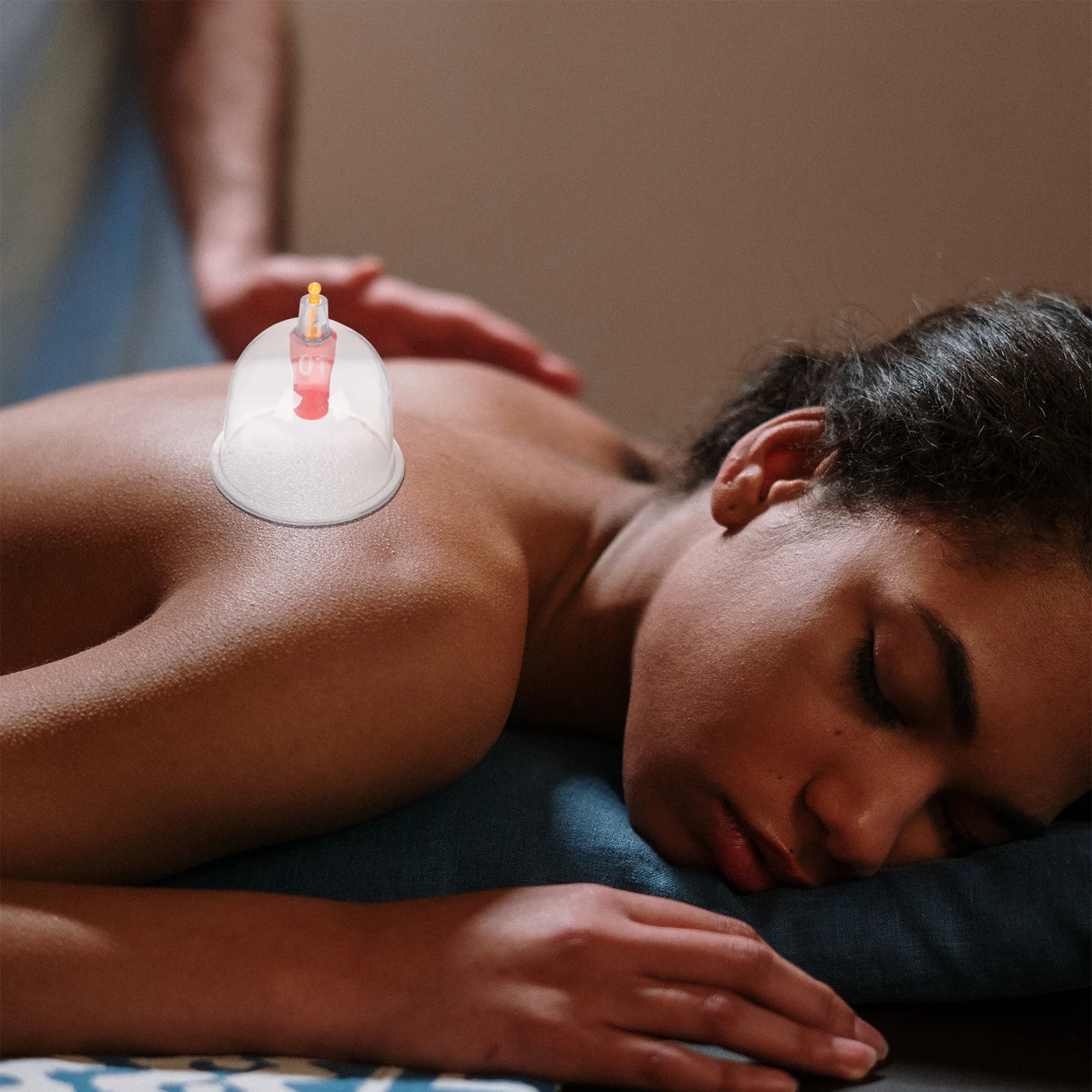 1 مجموعة 1 مجموعة شفافة فراغ الحجامة العلاج كيت سميكة أكواب متينة للاسترخاء تدفق الدم أداة العناية بالجسم #3