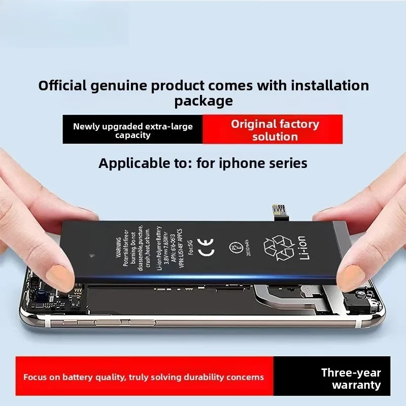 Battery for IPhone8/8P/11/11P/12/12P/13/ X/XS High Capacity Battery High Quality Replacement Battery with Tools
