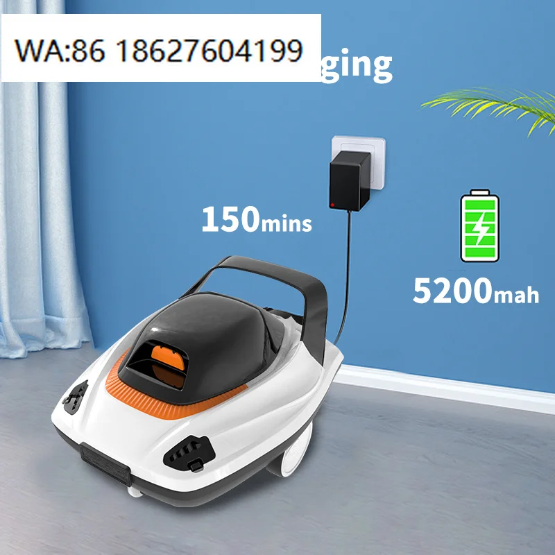 Pool Vacuum Cleaner Long Battery Life Extended Runtime APP & Remote Control Robotic Wall Climbing