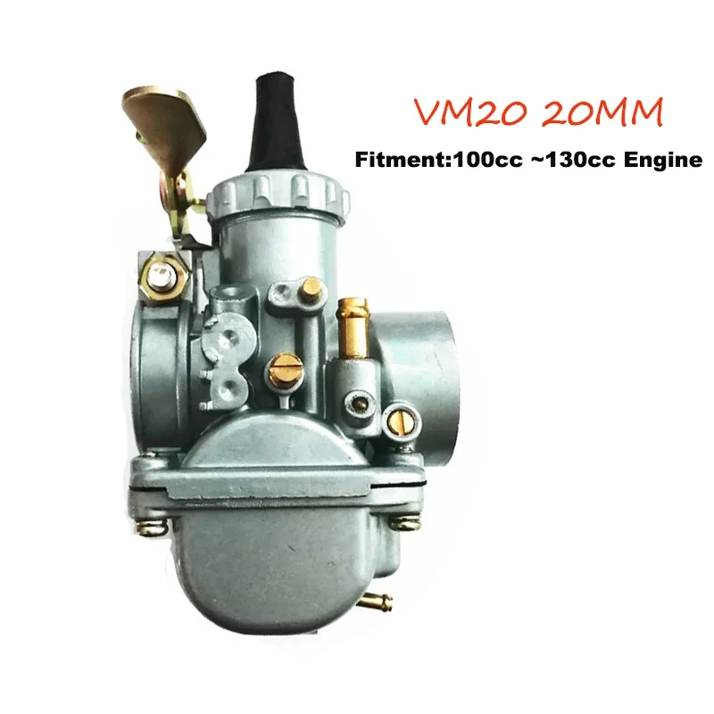 Gaźnik VM20 do Mikuni ATV UTV Dirt Bike Pit Bike 50cc 100cc 125cc Carburador Moto Round Slide Carb 20MM Universally VM 20