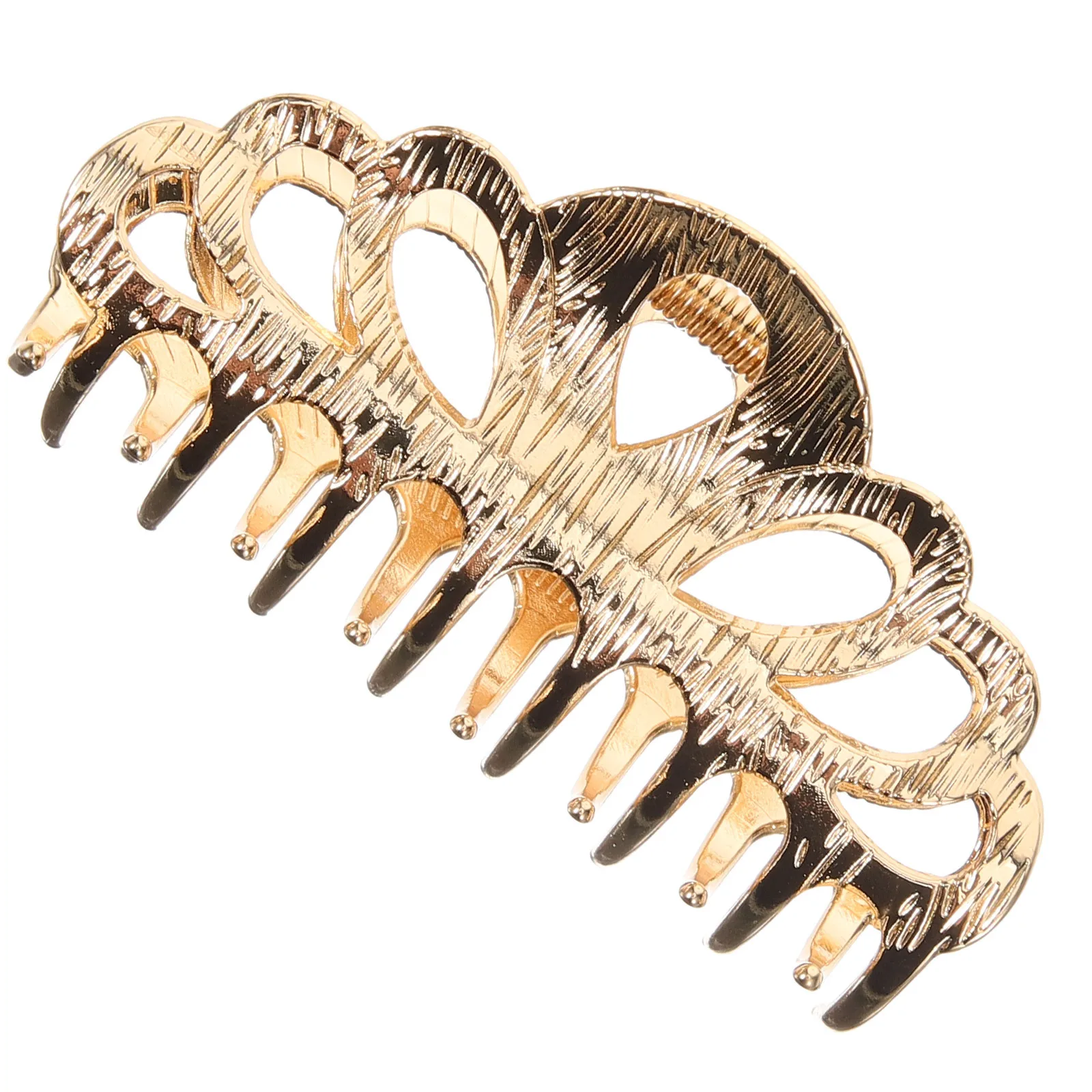 

Geometric Hollow Crown Clip Alloy Durable Clip For Thick Long Styling Tool Barrette Women Teens Bridesmaid Clips Large