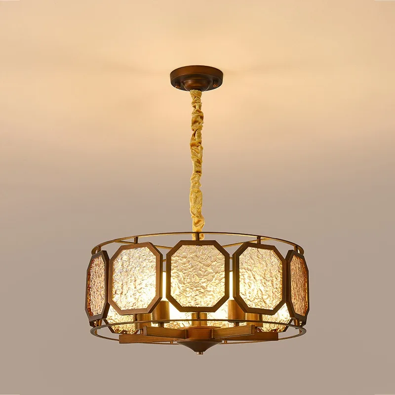 

Contemporary Acrylic Pendant Lights Retro Bedroom Restaurant Villa Hotel Decor Cafe Aisle Teahouse Zen Living Room Hanging Lamps