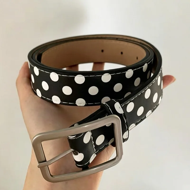 cintos-vintage-brancos-com-poas-para-meninas-acessorios-de-cintura-para-vestidos-moda-feminina-com-pontos-brancos-e-fivela-de-metal-cintos-de-couro