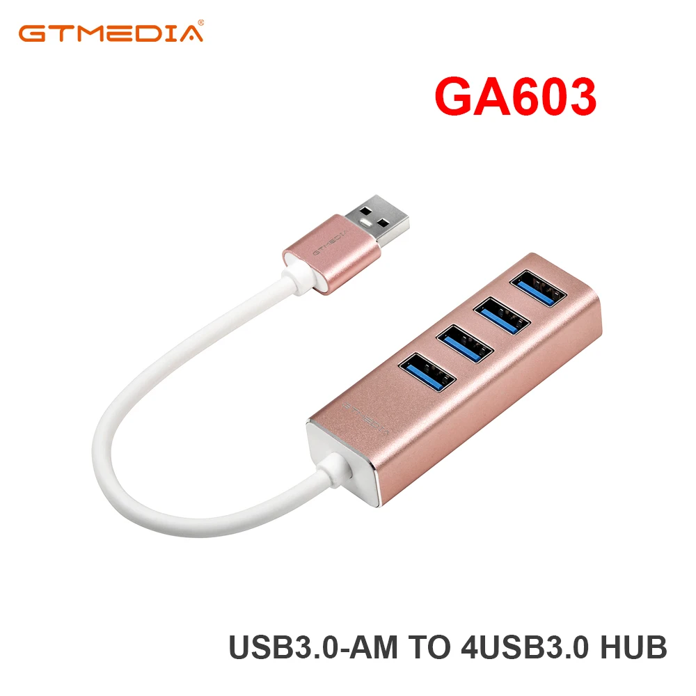 GTMEDIA GA603 поддерживает стандартный интерфейс USB 3,0 plug and play, 4 порта могут обеспечивать постоянную и высокую скорость одновременной передачи данных, GTMEDIA GA603 поддерживает стандартный интерфейс USB 3,0 plug and play, 4 порта могут обеспечивать постоянную и высокую скорость одновременной передачи данных,