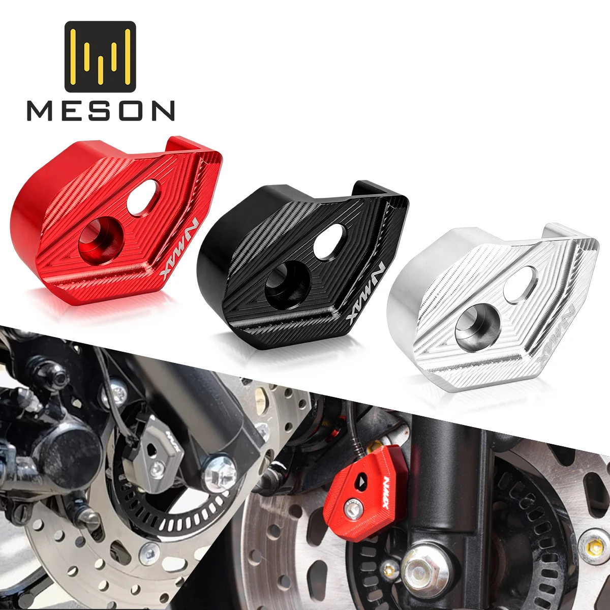 CNC Front ABS Sensor Guard Cover For Yamaha N-MAX 155 NVX Aerox155 V1 V2 V3 Wheel Speed Sensor Protector Motorcycle Accessories