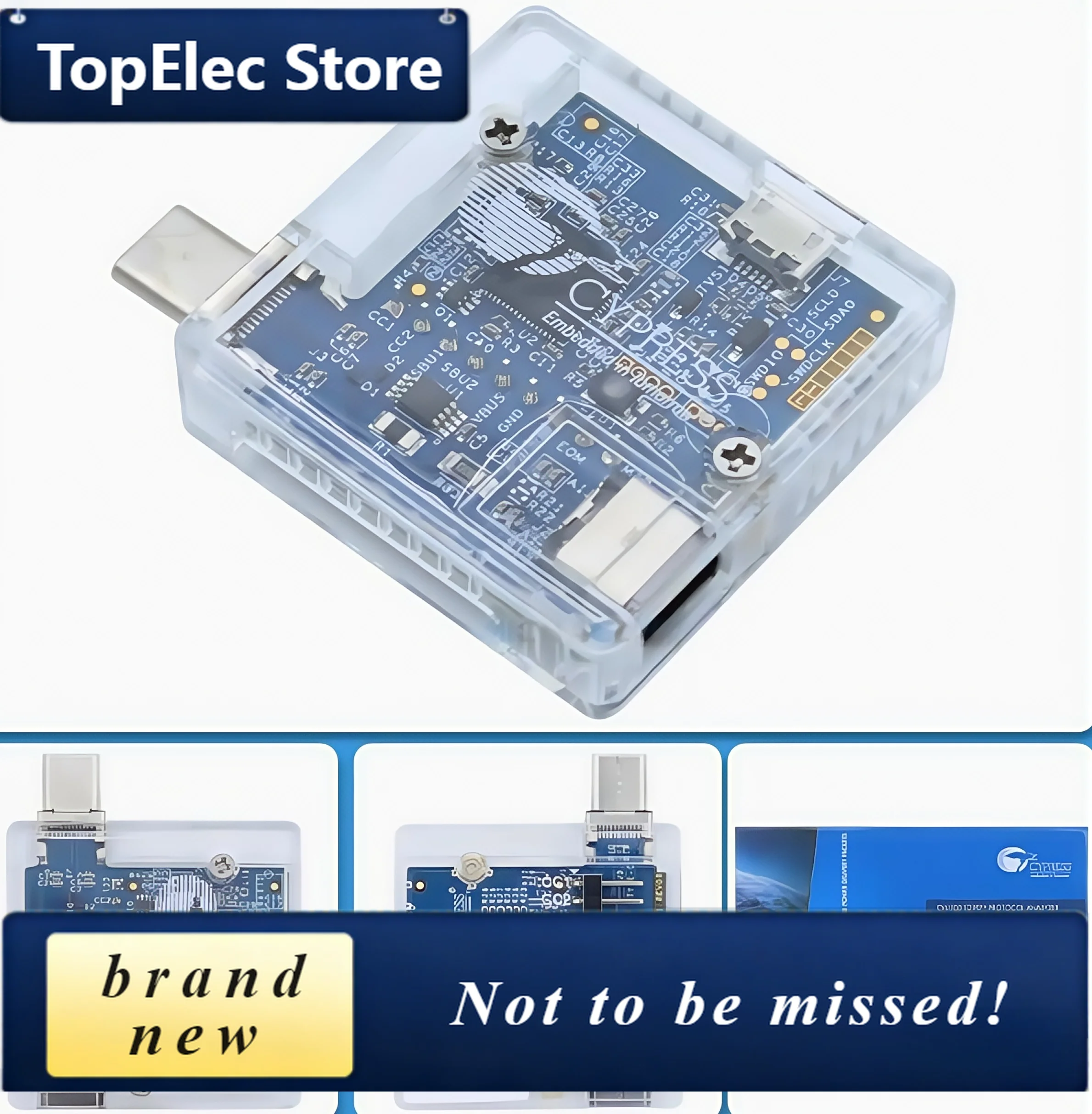 TopElec CY4500 EZ-PD Protocol Analyzer Tool USB-C PD3.0 Evaluation Board CYPRESS