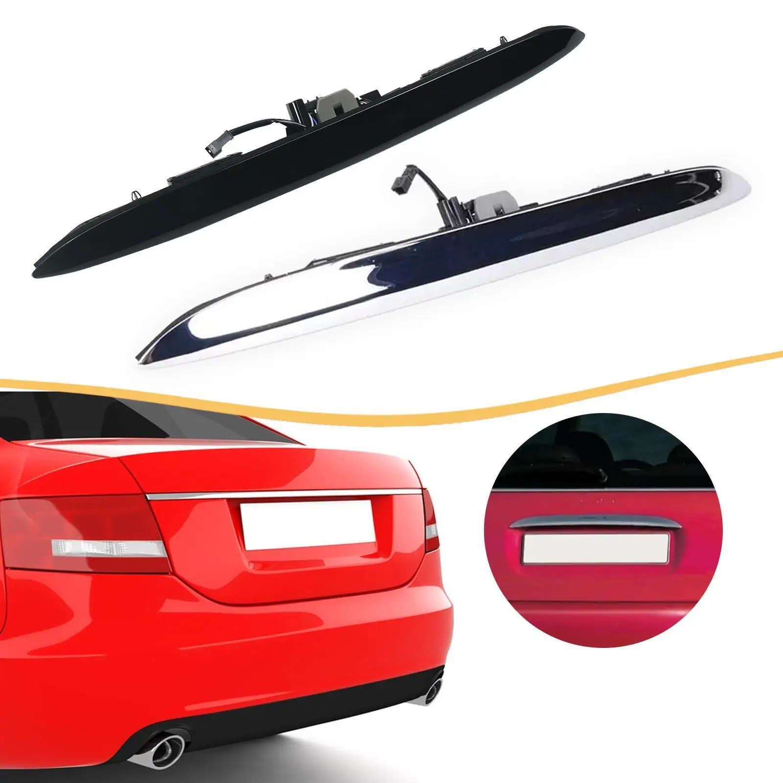 

Tailgate Switch Grip Handle Auto Accessories 51137167530 Impact Resistant Convenient Replace Parts for R53 R50 R52