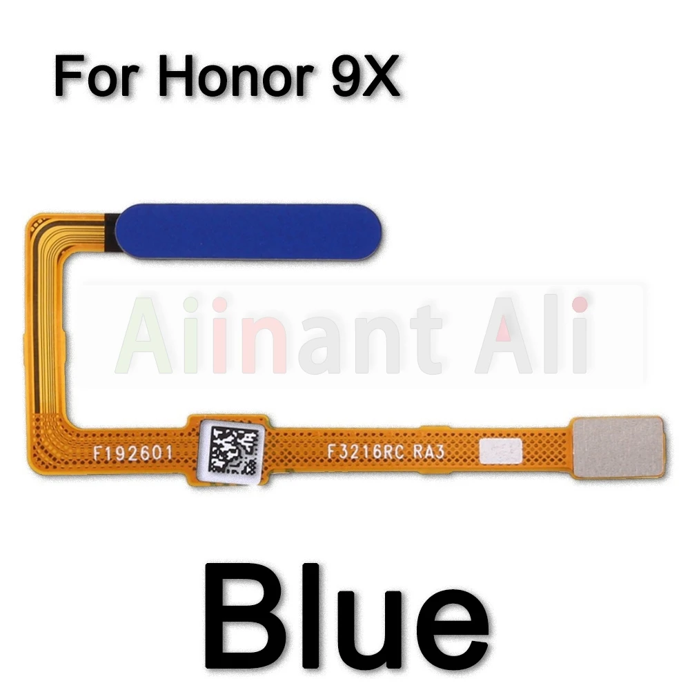 Aiinant Back Home Button Key Connector Touch ID Finger Scanner Fingerprint Sensor Flex Cable For Huawei Honor 9 9i 9X Lite