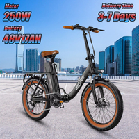 ONESPORT OT16-2 EU Standard 250W Electric City Bike 20 Inch Folding Electric Bicycle 48V 17Ah PerfecBattery 25km/h Disc Brake
