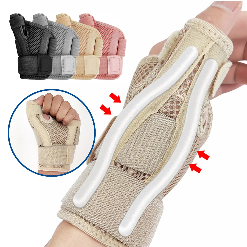 

1PC Thumb Splint Stabilizer Wrist Support Brace Protector Carpal Tunnel Tendonitis Pain Relief Right Left Hand Immobilizer