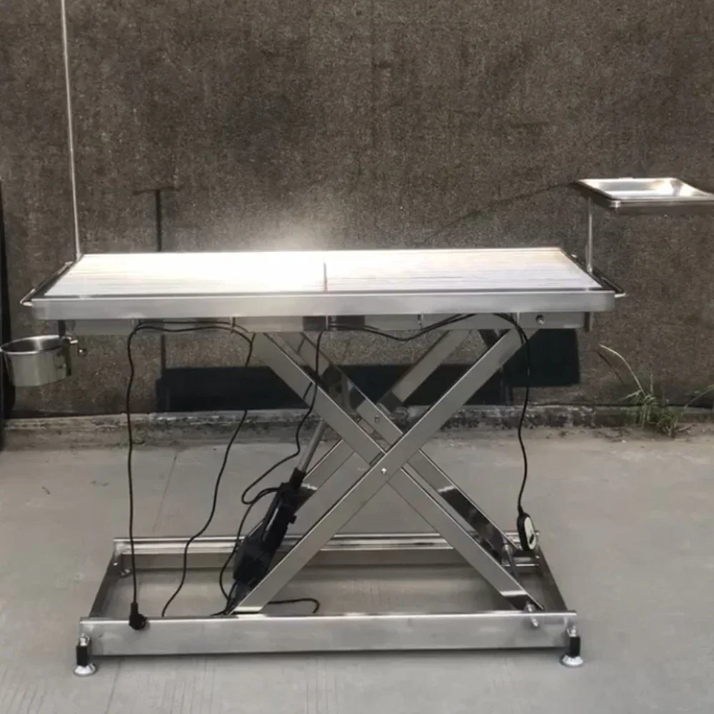 

Pet Operating Table Pet Medical Care Equipment Electric Lifting Constant Temperature Adjustable Stainless Steel