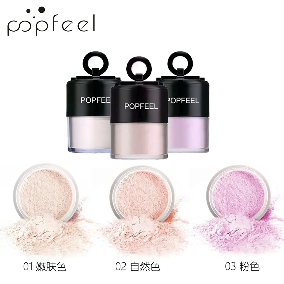 POPFEEL-polvo para rejuvenecimiento de la piel, reparador facial y ajuste de maquillaje, corrector, Control de aceite, cabeza, Puff, cosméticos