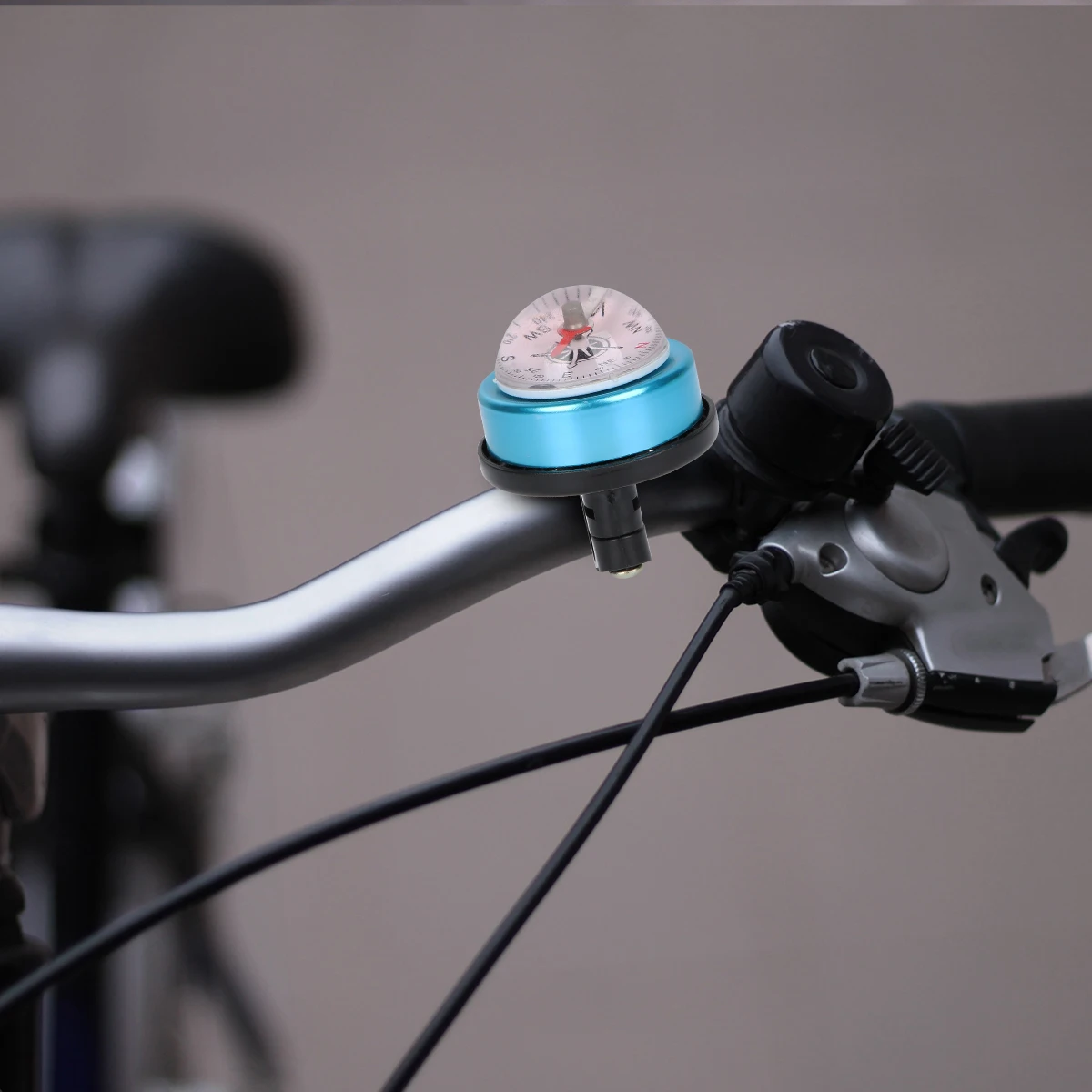 

Bicycle Bell Handlebars Adult Warning Compass Bike Accessories Aluminum Alloy Outdoor Rainproof Mountain Bike Ring