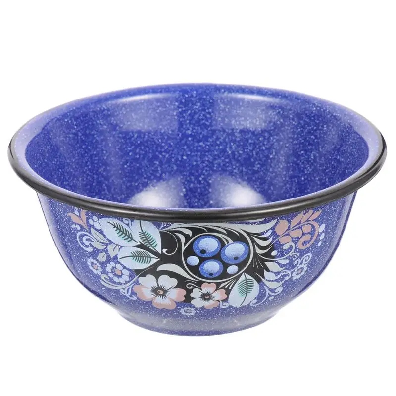 

Wear Resistant Food Bowl Retro Ramen Bowl Rust Proof Soup Noodle Salad Bowl Food Container For Storing Lard Fruit Kitchen Lunch