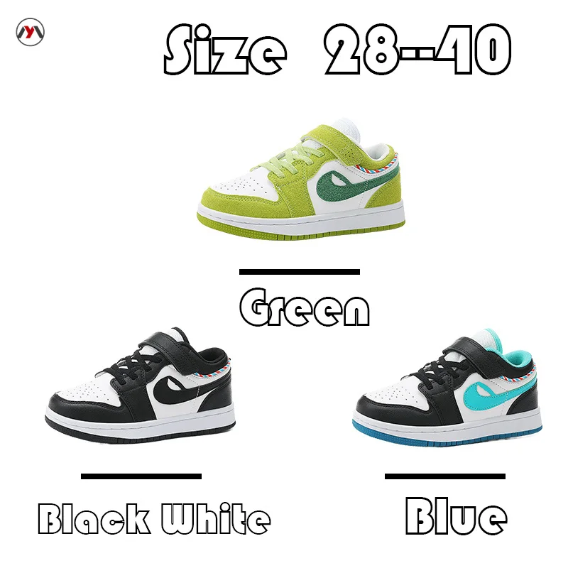 Children Sneakers Boys Shoes Girls White Black Kids School Trainer Shoes Lightweight Running Sports Casual Tennis Sneaker