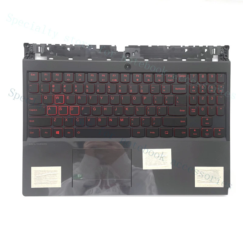 

НОВИНКА: Клавиатура с подсветкой (красная) и рамкой для Lenovo Legion Y530-15ICH Y7000, раскладка US, с подставкой для рук (пальмрестом)