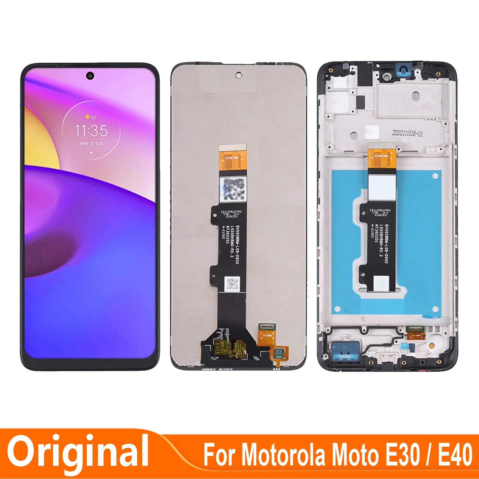 

For Motorola Moto E40 E30 XT2159-3 XT2159-4 XT2158-6 LCD Display Touch Screen Digitizer Assembly