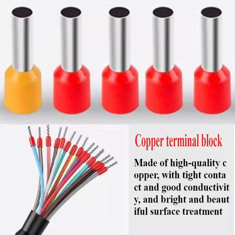 DB25 خط تمديد مزدوج الحماية برأس واحد 26AWG منفذ تسلسلي من الدرجة الصناعية نحاس مطلي بالذهب 25Pin سلك طرفي للإشارة