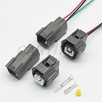 1 Set 3 Ways Auto Waterproof Connector Wire Harness Plug Ignition Coil Wiper Water Spray Motor Plug For Hyundai-Kia Elantra IX35