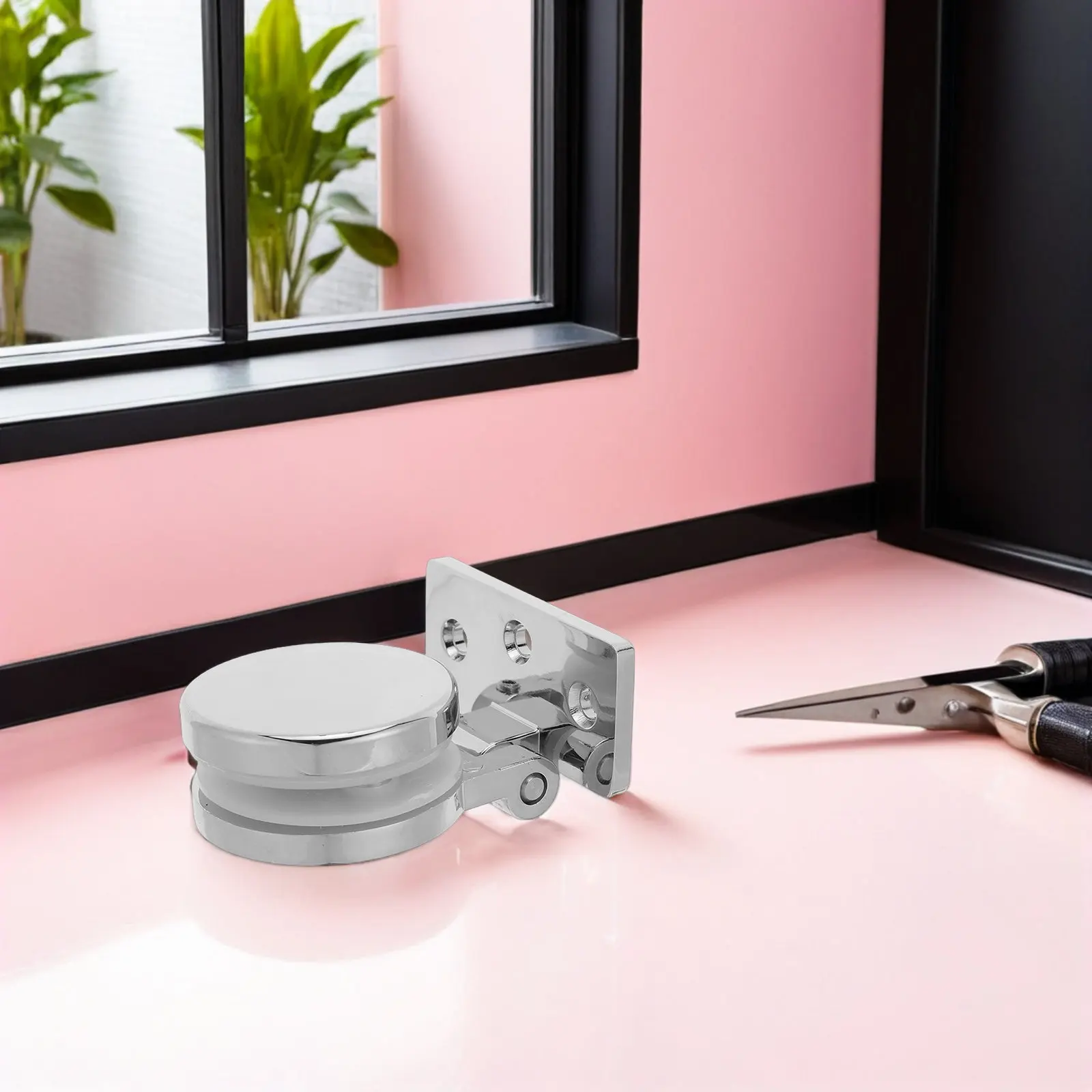 Stainless Steel Glass Door Hinges for Frameless Shower Doors Cabinets Display Units 3 to 6mm Glass