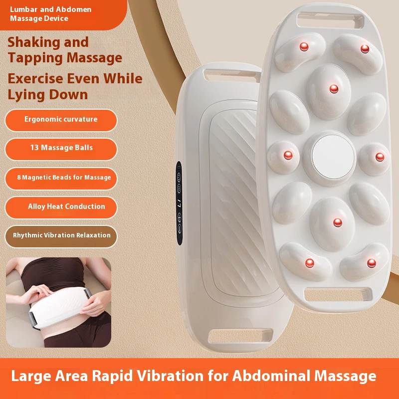

Беспроводной пояс для похудения с тепловым массажером для живота, портативный аппарат для похудения с 9-уровневым вибрационным массажем, регулируемый