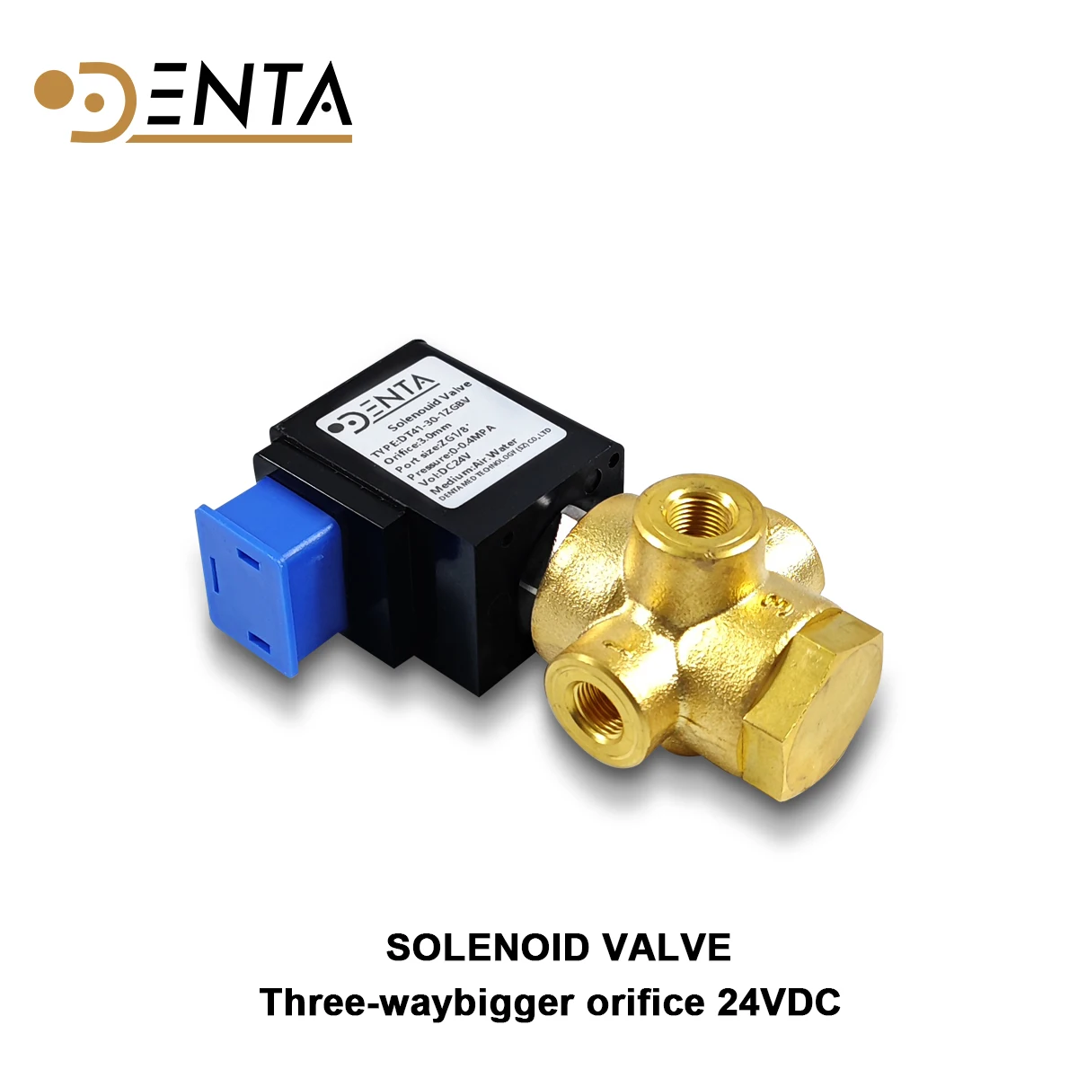 For Autoclave SOLENOID VALVE Three-way bigger orifice  DC 24V Medium:Air.Water spare autoclave parts tools dental clinic DC24