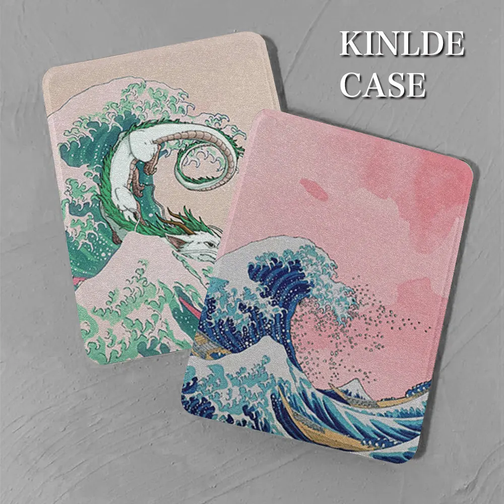 kindle case paperwhite5th simple pattern sleep wake up silicone soft shell 2022kindle 9th generation Oasis 2 3 funda 2021