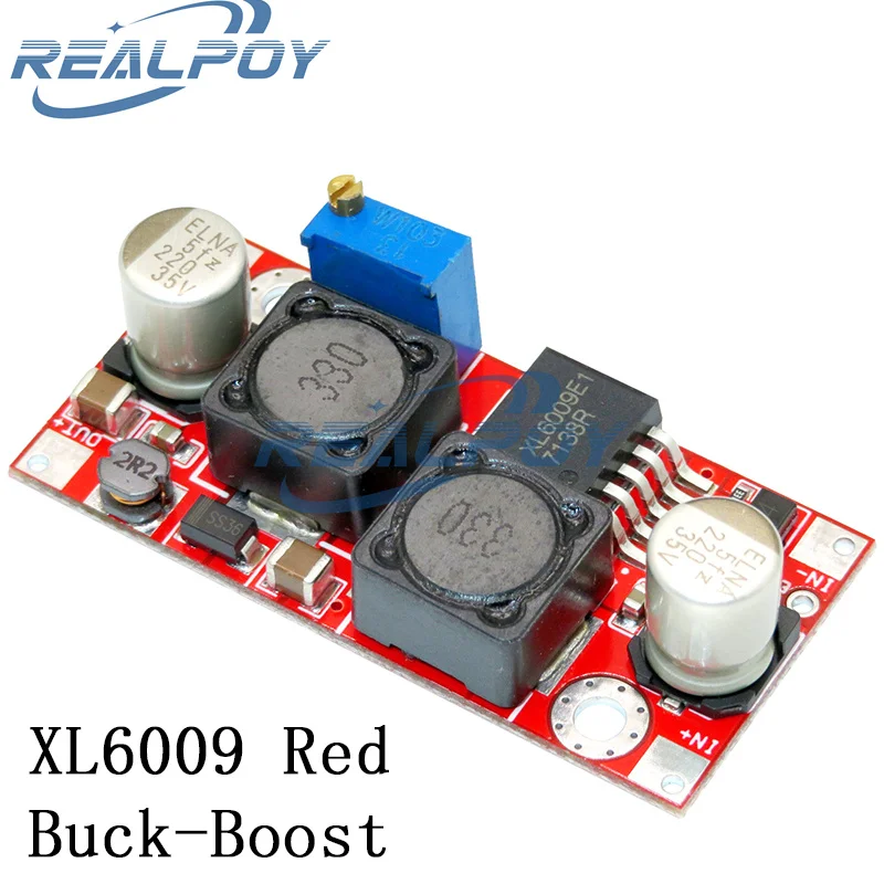 XL6009 4A Boost Converter Step Up Adjustable 15W 5-32V to 5-50V DC-DC Power Supply Module High Performance Low Ripple