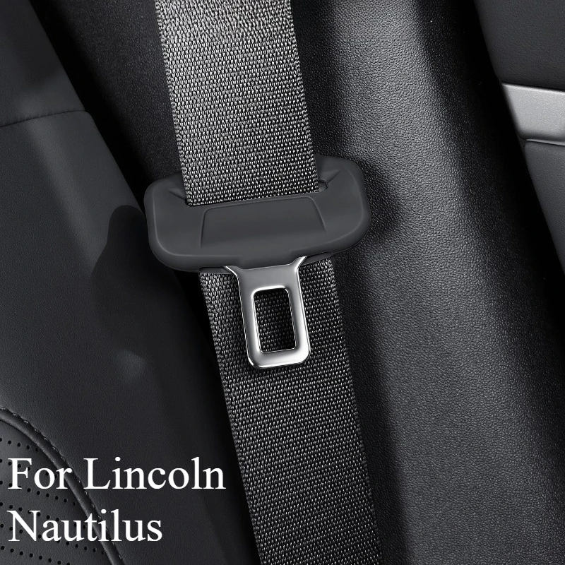 For Lincoln Nautilus Seat Belt Silicone Protective Case B Post Scratch Resistant Car Interior Modification Supplies Accessories
