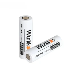 Wurkkos 18650or18350/21700/26650 Battery Pre-charged 3.7V Li-ion Cell Rechargeable Batteries for HD50 DL70 TD01C Flashlight