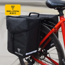 25L/34L Bicycle Rear Seat Bag Large Capacity Cycling Pannier Pack Waterproof Multi Functioan Bike Rear Luggage Bag with Handle