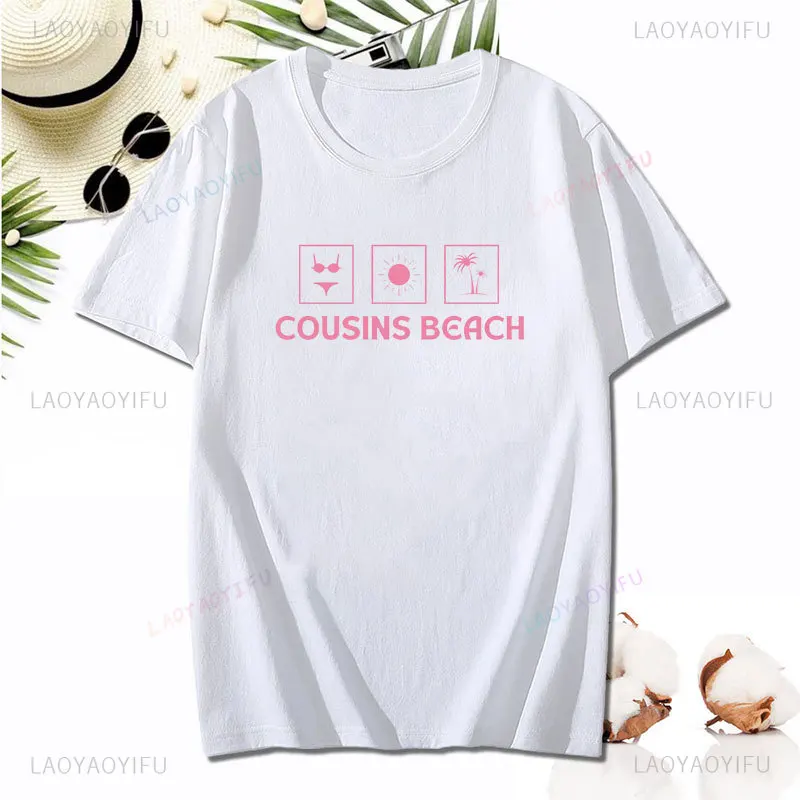 Team Conrad Cousin Beach The Summer I Turned Pretty Cotton T-Shirt Quick Drying T-shirt Korean Fashion Short Sleeve Tee Men