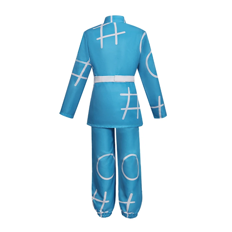 أزياء أنيمي نينتاما رانتارو التأثيرية أكاديمية نينجوتسو زي الكاراتيه الأزرق أزياء النينجا بوي رانتارو الكاراتيه التأثيرية