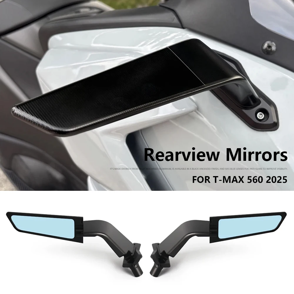 

For YAMAHA T-MAX560 T-MAX 560 TMAX560 New Motorcycle Rear View Mirrors Adjustable Aluminum Mirror Accessories TMAX 560 2025