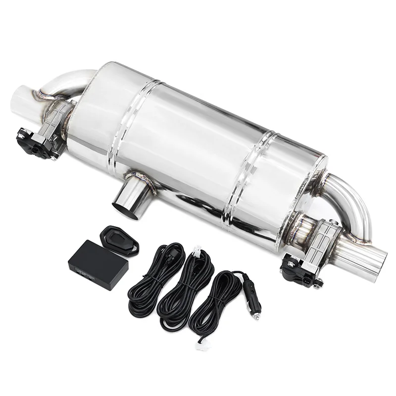 

Универсальные глушители SYPES для автомобилей, 2, 2.5, 3 дюйма (63, 76 мм), с клапаном, вакуумные, электронные, выхлопные трубы, насадка на глушитель, звуковой эффект