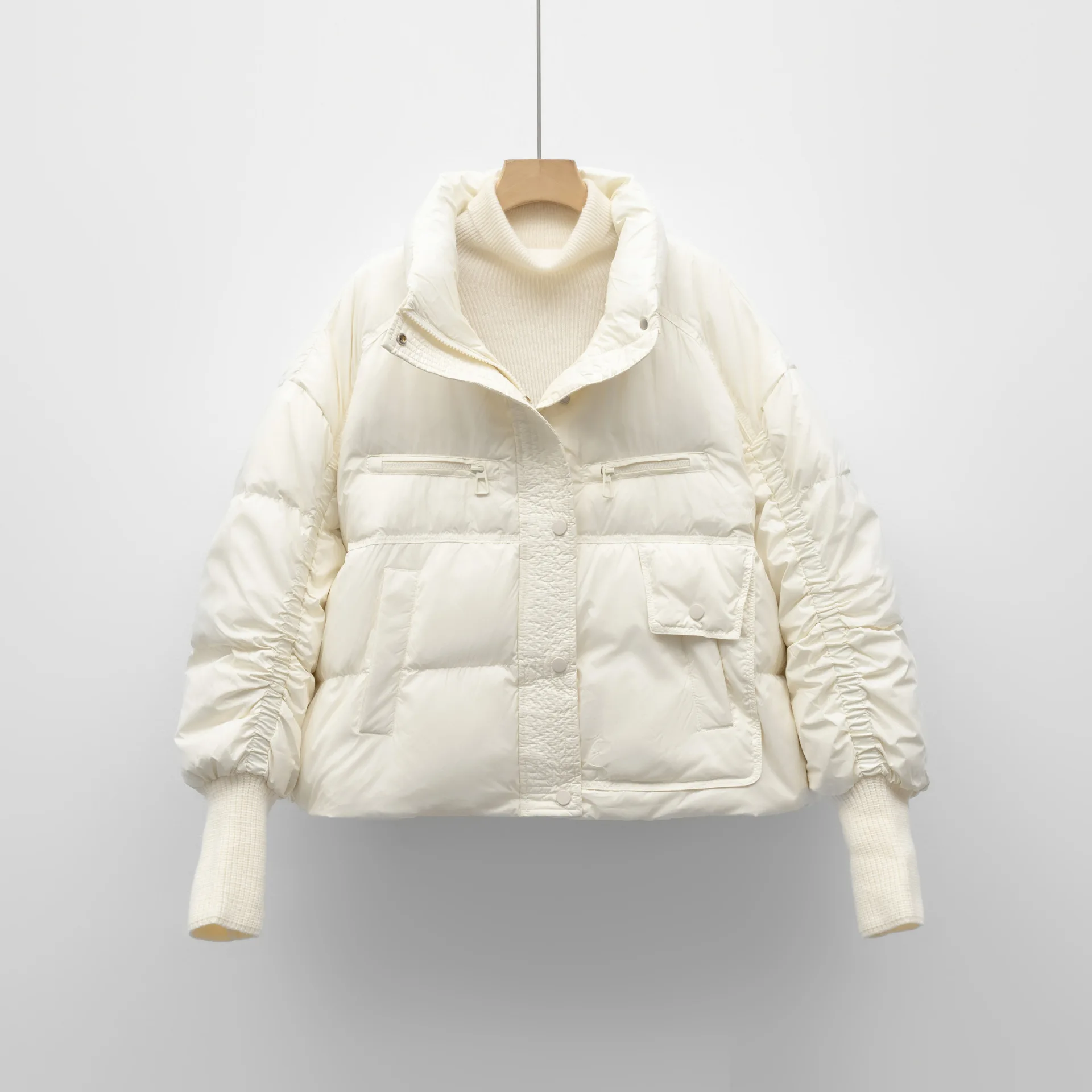 2025 moda inverno feminino jaqueta para deslocamento à prova de vento jaqueta curta