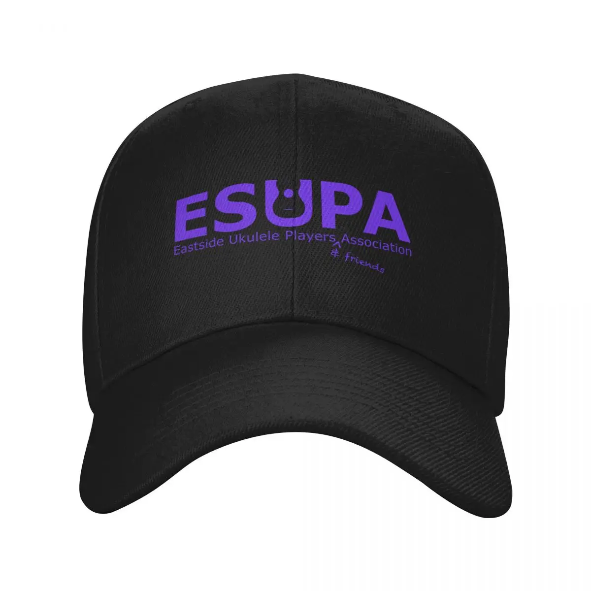 

ESUPA purple logo on light hats Baseball Cap Sunscreen Hat Baseball Cap Beach Outing hats for men Women's Beach Visor Men's