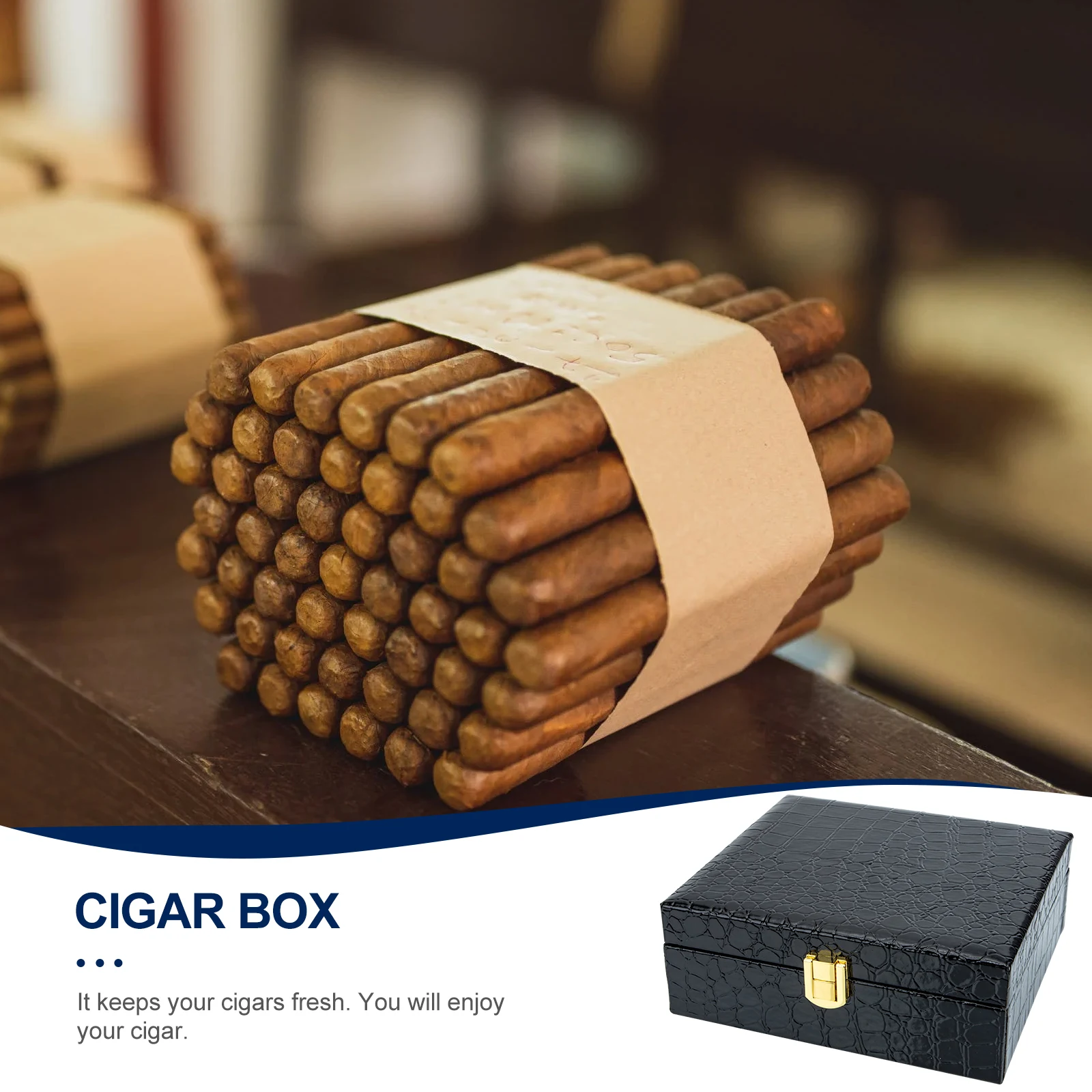 

Cigar Boxes Empty Wooden Cigar Humidors Portable Cigar Container Wooden Humidor Gift Packaging Box