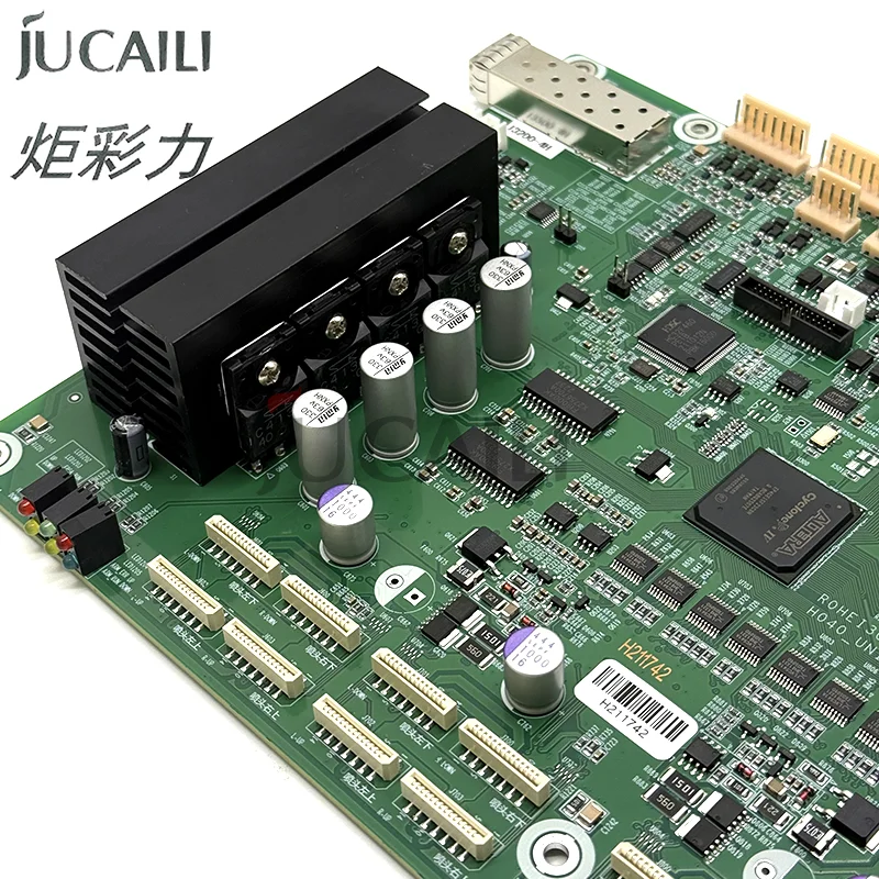 JUCAILI BYHX i3200 4 head carriage board for i3200 printhead printer parts H040_UNIFY_I3200_V2_0 optical fiber type board