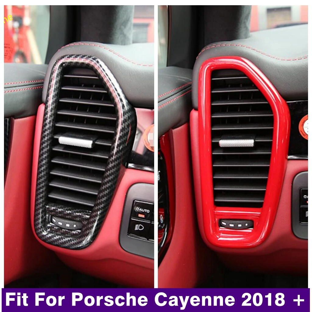 

Dashboard Air Conditioning Outlet AC Vent Decor Frame Cover Trim Fit For Porsche Cayenne 2018 - 2023 Auto Accessories