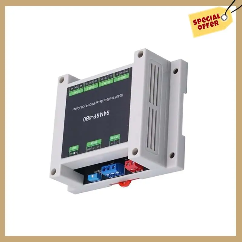 RS485 Modbus Relay PRO 4CH Relay Module RS485 Interface Relay Modbus RTU Protocol Control Optocoupler Isolation