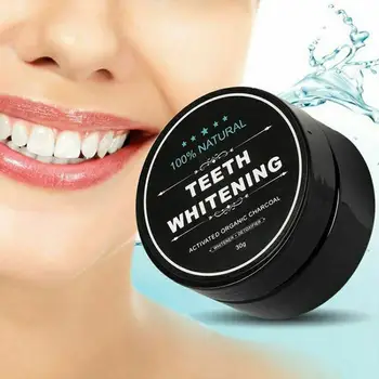 Whitening Powder Tooth Powder Black Tooth Powder Smoke Coconut Shell Activated Powder Stained White Carbon Teeth Charcoal B B2L8