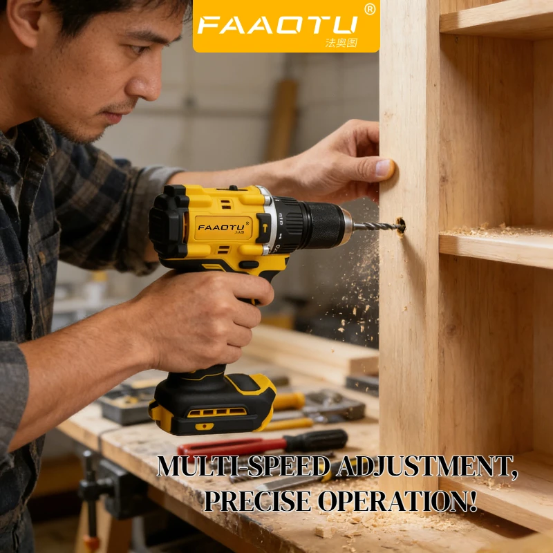 

Аккумуляторная ударная дрель-шуруповерт FAAOTU DCD805 20В (только тело), универсальный набор для работы с аккумуляторами Dewalt