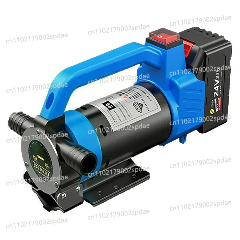 Lithium Battery Self Priming Electric Oil Pump 60L/min Portable Wireless Rechargeable Fuel Refueling Pump