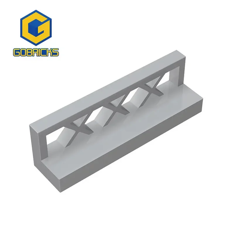Gobricks 1PC 3633 MOC Recinzione in mattoni 1x4x1 compatibile con pezzi di giocattoli per bambini Assembla blocchi di costruzione Tecnici GDS-881
