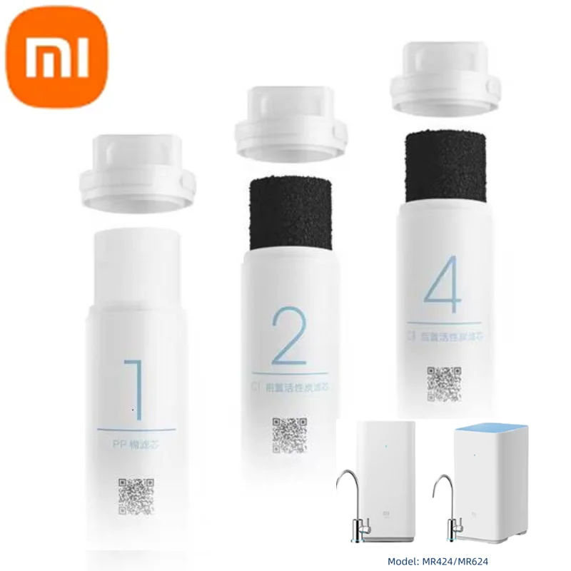 

Оригинальный XIAOMI Mijia, оригинальный фильтр для очистки воды Mi, сменный фильтр для питьевой воды из полипропилена и хлопка с активированным углем