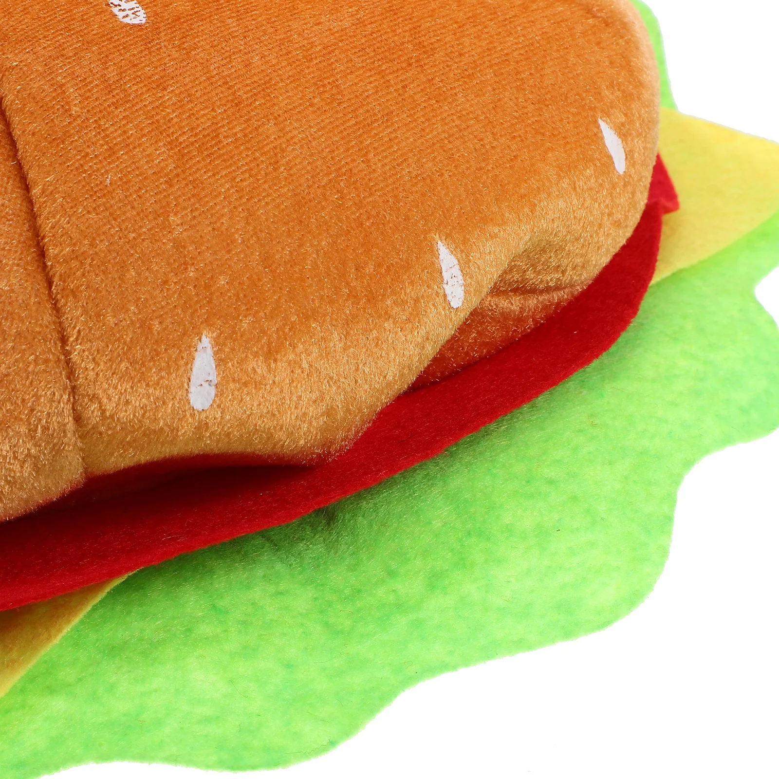 

Hat Cartoon Hamburger Costume Party Cosplay Festival Carnival Dance Decorative Headwear Accessory