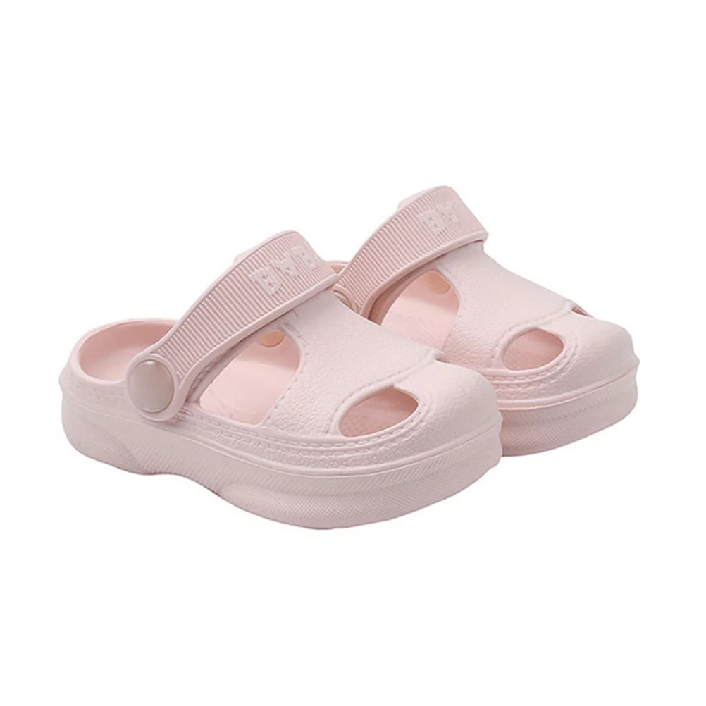 

Cute Beach Shoes Children's Sandals Non-skid Baby Breathable Pink Eva Men Women