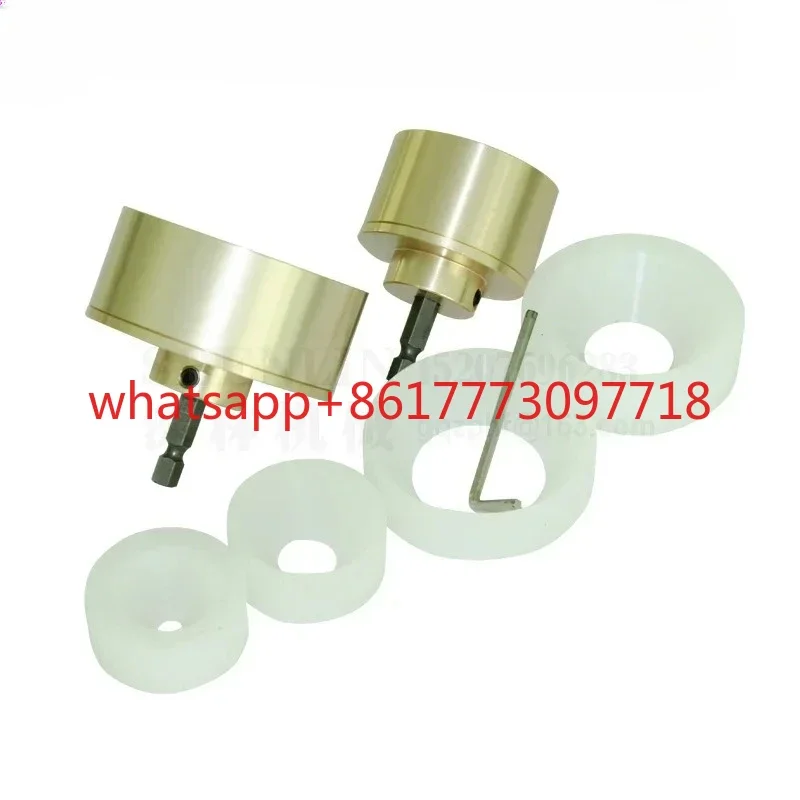 Handheld capping machine capping head rotating head, bottle cap locking aluminum head accessories plastic bottle laundry