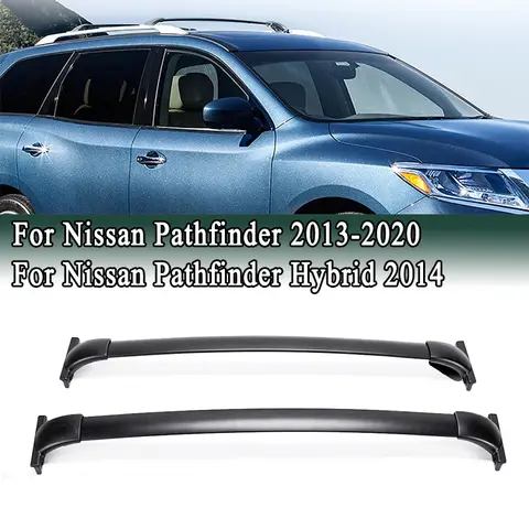 Nissan Pathfinder 2013-2020 루프 랙 크로스 바, 68kg 하중, SUV 외부 루프탑 수하물 캐리어, 카약 자전거 카누 거치대